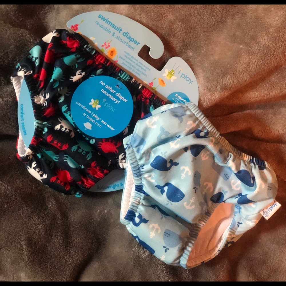 NEW & NWoutT BABY boy swim diaper - 6months